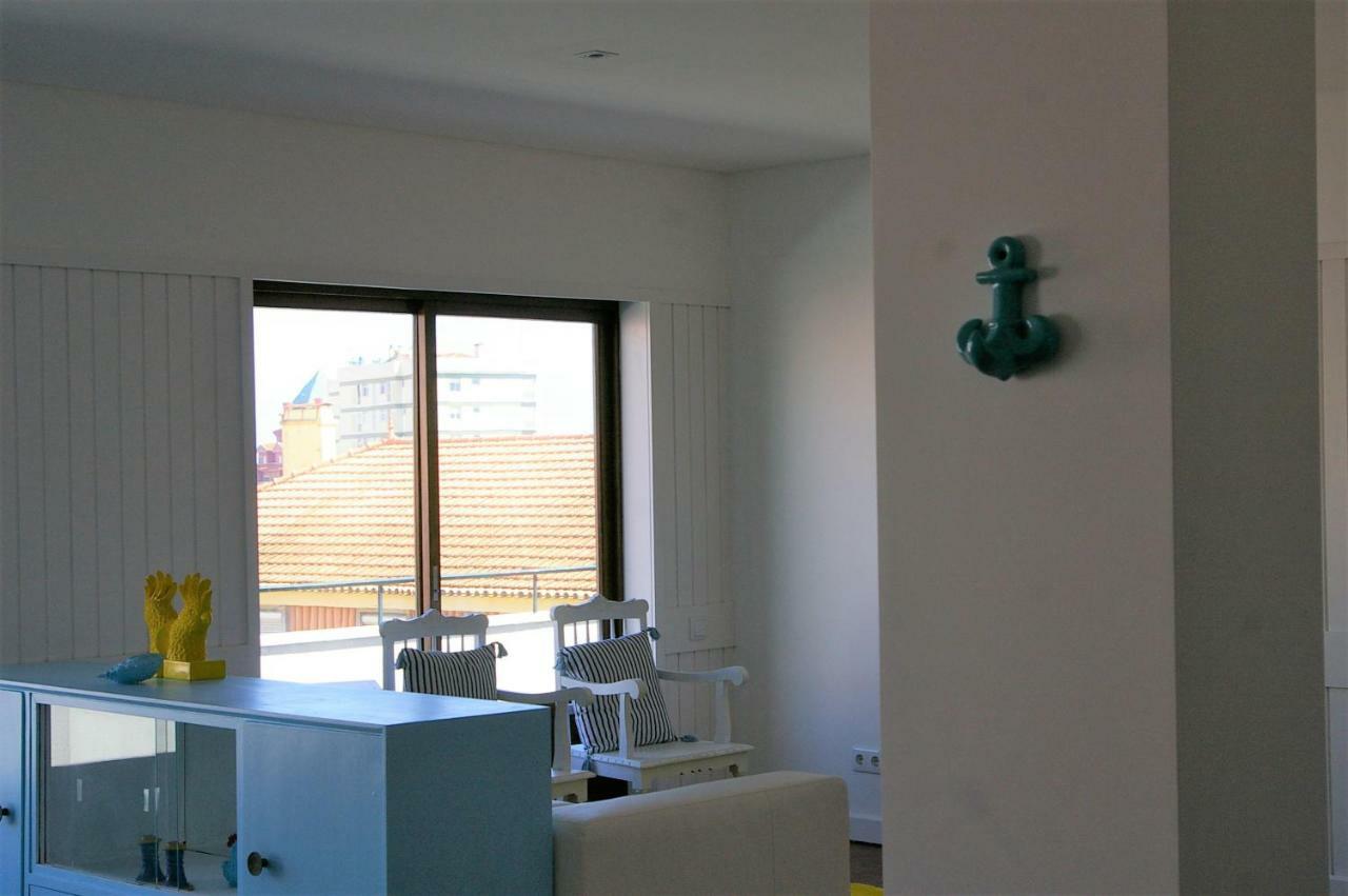 Blue Apartment Parede Beach House Ngoại thất bức ảnh